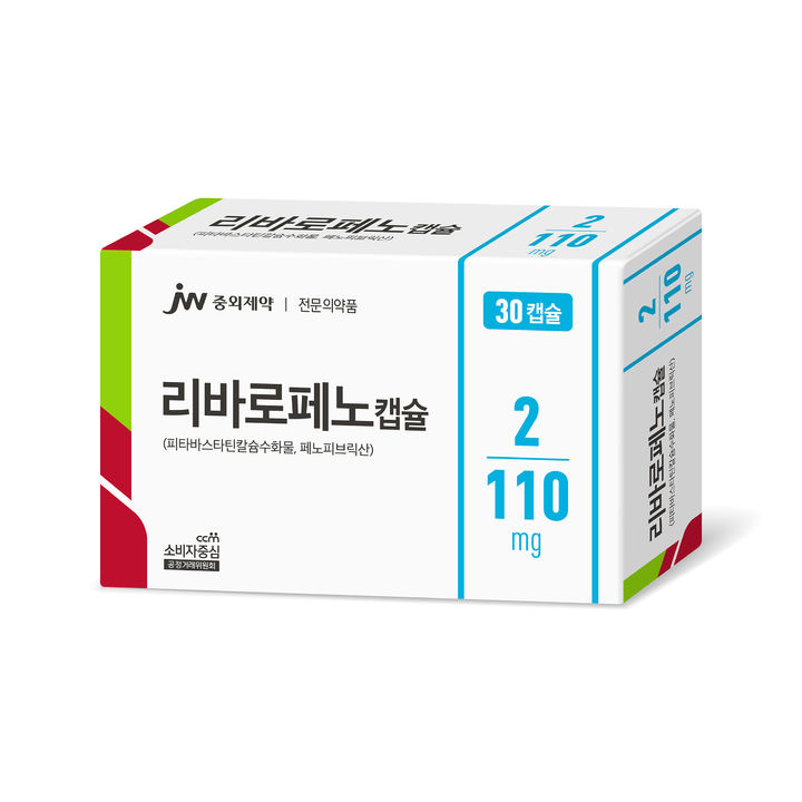 [서울=뉴시스] JW중외제약 리바로페노 (사진=JW중외제약 제공) 2026.01.02. photo@newsis.com *재판매 및 DB 금지