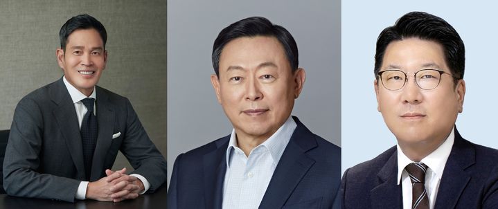 [서울=뉴시스] 정용진(왼쪽부터) 신세계그룹 회장, 신동빈 롯데 회장, 정지선 현대백화점그룹 회장.(사진=각 사 제공) *재판매 및 DB 금지