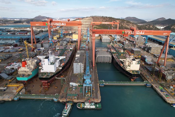 [영암=뉴시스] 전남 영암 HD현대삼호 조선소 전경. (사진=HD현대) 2026.01.02 photo@newsis.com *재판매 및 DB 금지 *재판매 및 DB 금지