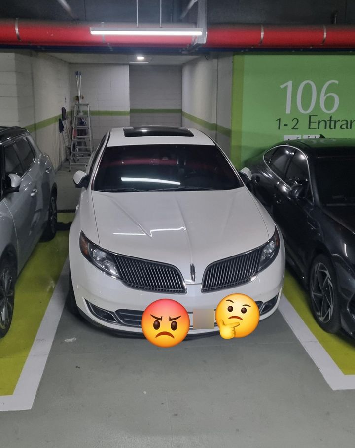 보행자 통로 막고 '떡하니'…새해부터 '민폐 차주' 등장