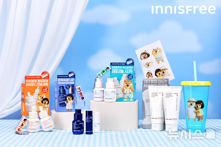 [서울=뉴시스] 이니스프리가 출시한 뚱시바 콜라보레이션 기획세트 이미지. (사진=이니스프리 제공) 2026.01.02. photo@newsis.com
