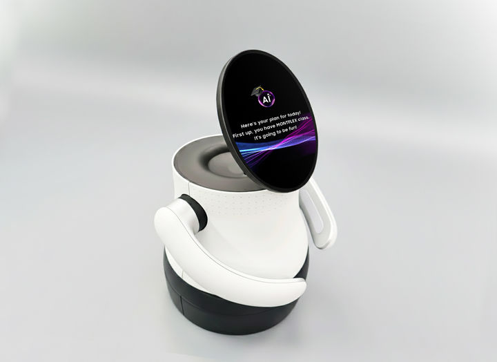 [서울=뉴시스]삼성디스플레이가 6~9일(현지시간) 미국 라스베이거스에서 개최되는 'CES 2026'에서 선보일 미래형 콘셉트 제품 'AI OLED 봇'. (사진 = 업체 제공) 2026.01.02. photo@newsis.com&nbsp; *재판매 및 DB 금지