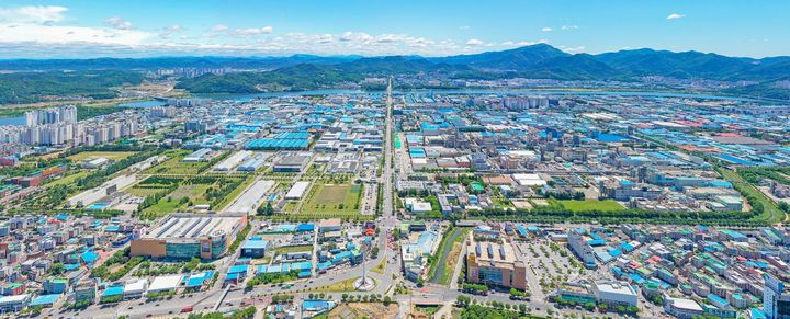 [구미=뉴시스] 구미1공단 전경. (사진=구미시 제공) 2026.01.03 photo@newsis.com *재판매 및 DB 금지