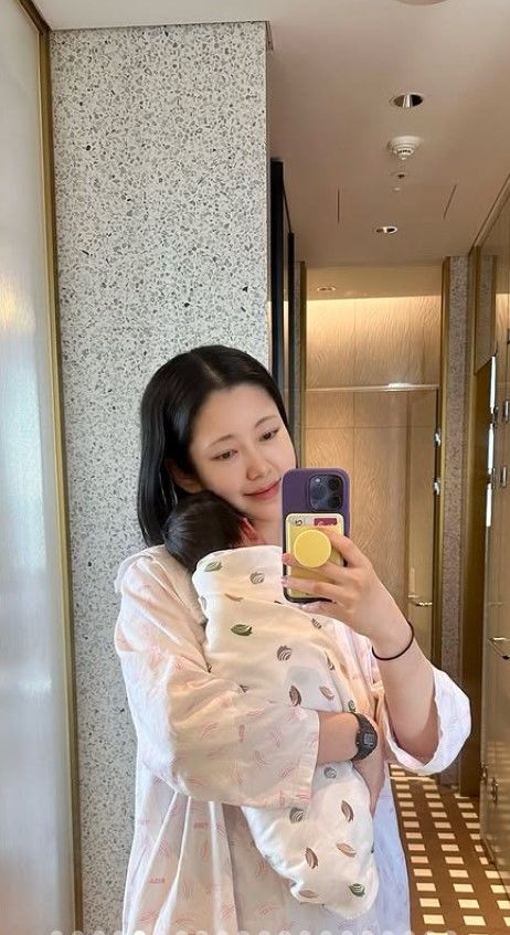 나혜미, ♥에릭 닮은 아들 공개…"사랑해 우리 강아지"