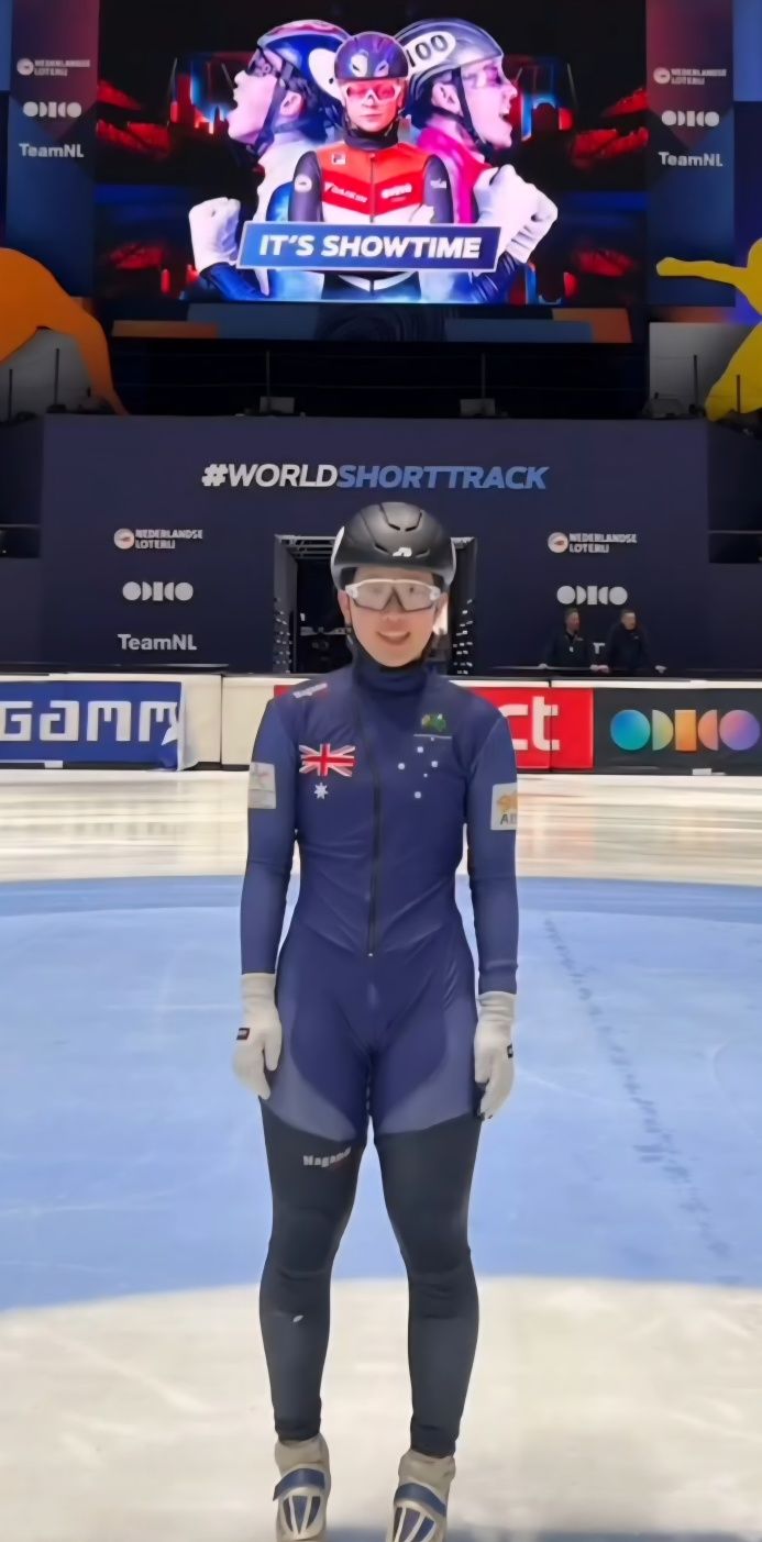 [서울=뉴시스] 호주 쇼트트랙 국가대표 김효진. (사진=김효진 SNS 캡처). *재판매 및 DB 금지