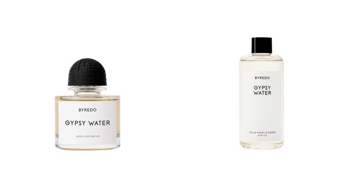 집시 워터 앱솔뤼 드 퍼퓸(왼쪽)과 집시 워터 리미티드 에디션 바디오일. (사진=바이레도) *재판매 및 DB 금지