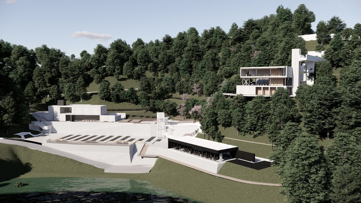 [진주=뉴시스] 진주시 진양호 사운즈 선셋 조감도.(사진=진주시 제공) 2026.01.04. photo@newsis.com *재판매 및 DB 금지