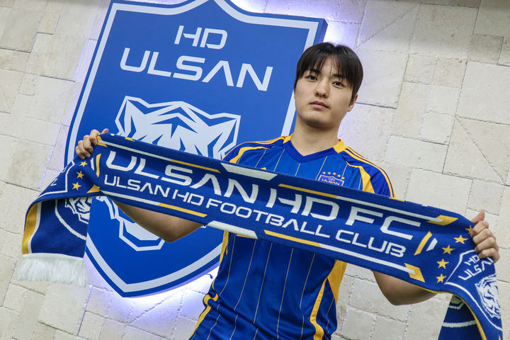 [서울=뉴시스] 프로축구 K리그1 울산 HD의 조민서. (사진=울산 HD 제공) *재판매 및 DB 금지