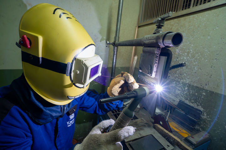 [서울=뉴시스] 서울시 기술교육원에서 훈련생이 특수용접 실습을 진행하고 있다. 2026.01.05. (사진=서울시 제공) *재판매 및 DB 금지