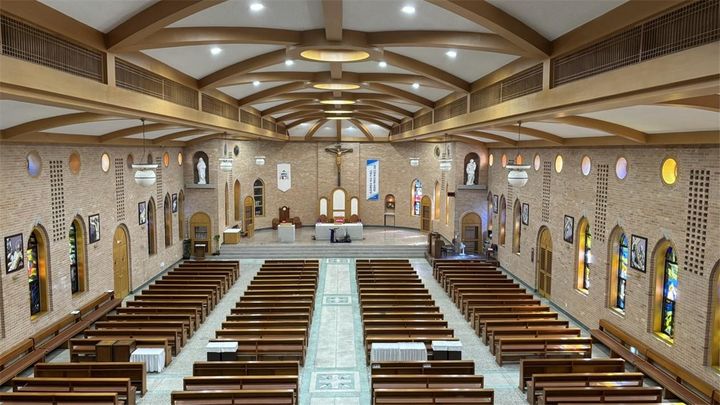 [서울=뉴시스] 전주 중앙성당 내부 (사진=국가유산청 제공) 2026.01.05. photo@newsis.com *재판매 및 DB 금지