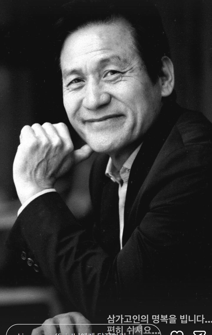 김선아, 안성기 애도…"명복을 빕니다. 편히 쉬셔요"