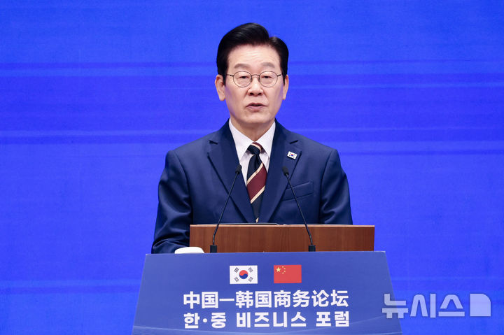 이 대통령 "한중 제조업 위에 서비스·콘텐츠 담아 새 가치 써 내려가야"(종합)