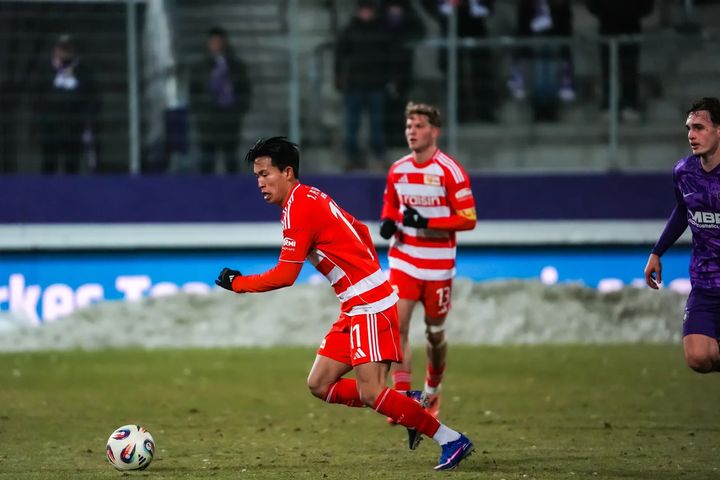 [서울=뉴시스] 독일 프로축구 분데스리가 우니온 베를린의 정우영. (사진 = 우니온 베를린 공식 홈페이지 캡처) *재판매 및 DB 금지