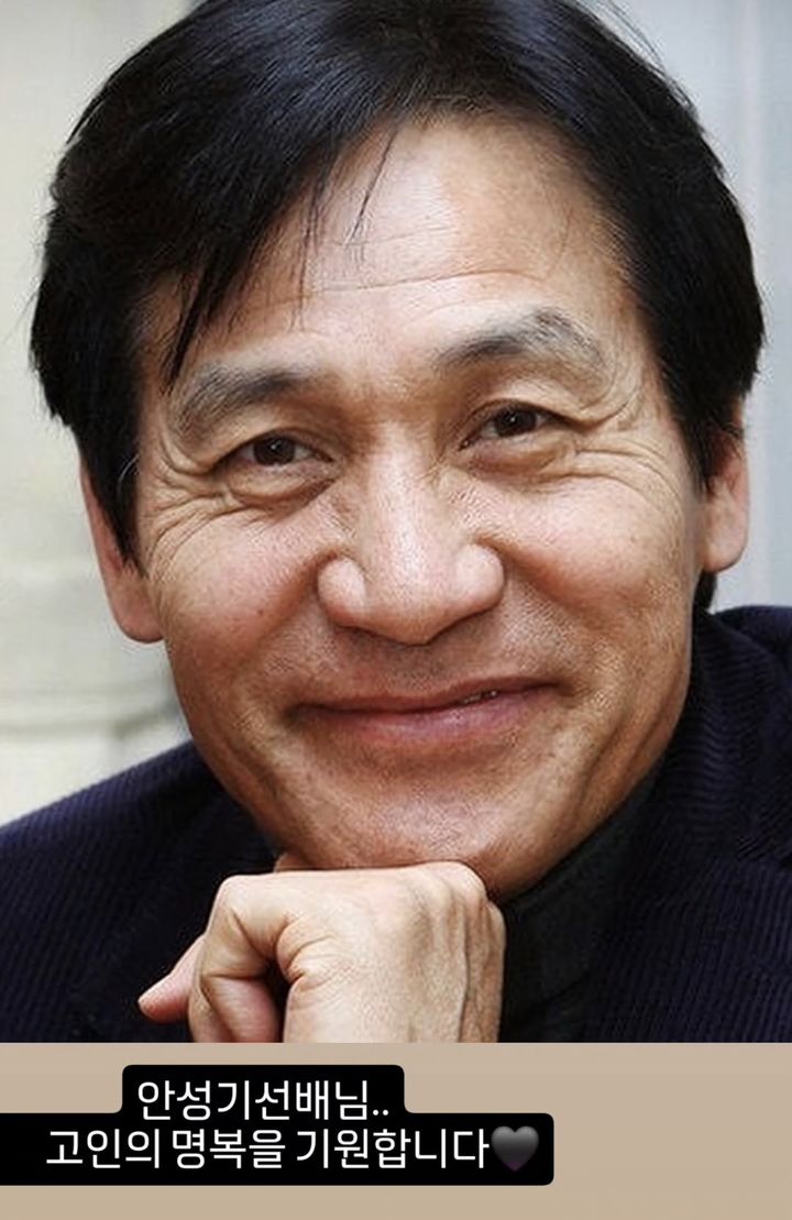 이영애, 안성기 추모 "선배님…명복을 기원합니다"