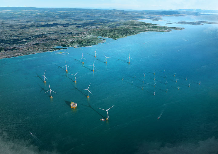 [전주=뉴시스] 해상풍력 조감도. (사진=뉴시스 DB). photo@newsis.com *재판매 및 DB 금지