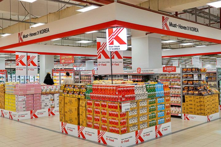 [서울=뉴시스] 롯데마트 다낭점 한국상품존. (사진=롯데마트 제공) *재판매 및 DB 금지