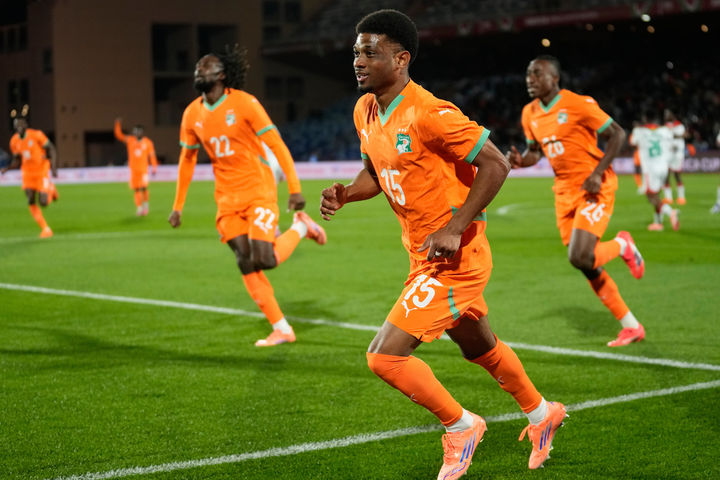 [마라케시=AP/뉴시스] 코트디부아르 축구 국가대표팀의 아마드 디알로. 2026.01.06.