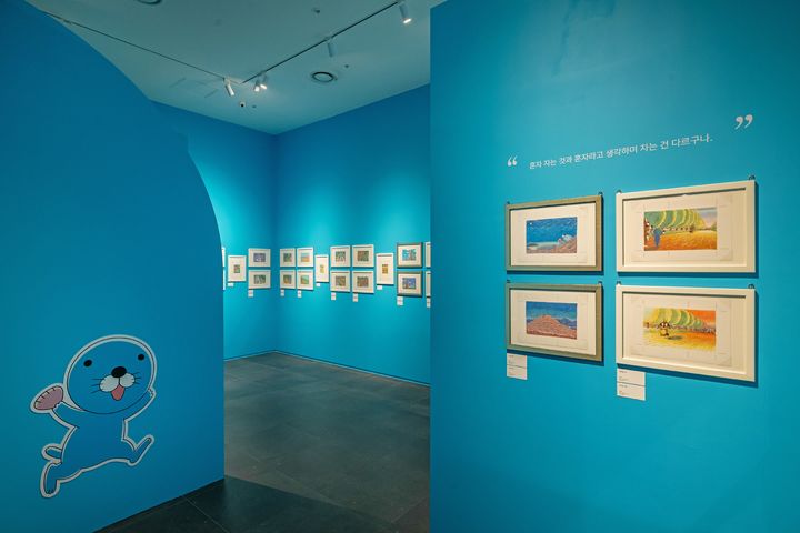 [서울=뉴시스] '40주년 보노보노 특별전 인 서울' (사진=노루페인트 제공) 2026.01.07. photo@newsis.com *재판매 및 DB 금지