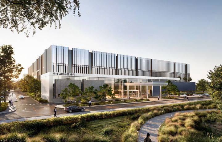 국가 AI컴퓨팅센터 조감도/투시도 예시 (사진=삼성SDS 제공) *재판매 및 DB 금지