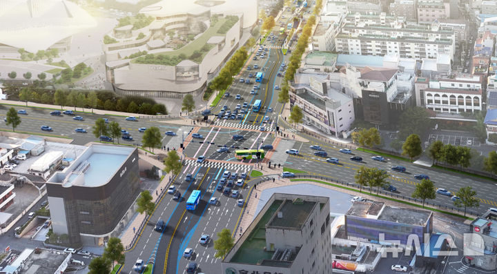 [전주=뉴시스]윤난슬 기자 = 운동장네거리 조감도. (사진=전주시 제공) photo@newsis.com