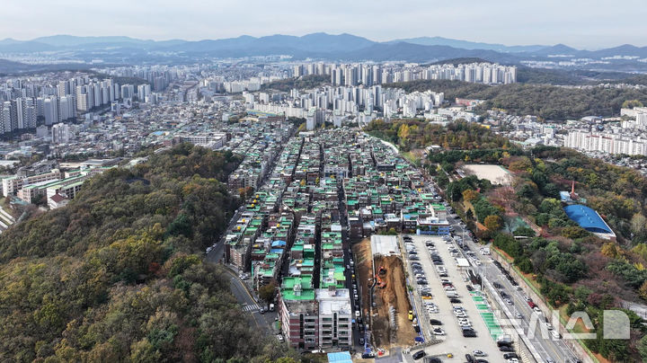 [성남=뉴시스]성남시 은행1·금광2구역 및 주변 전경(사진=성남시 제공)2026.01.08.photo@newsis.com