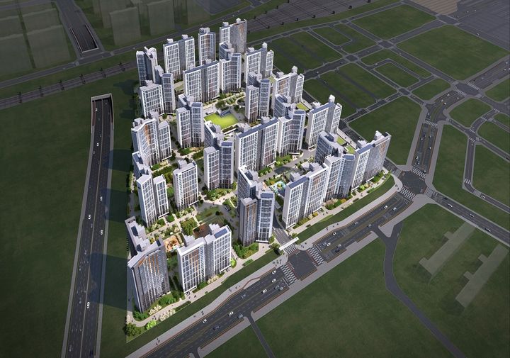 [서울=뉴시스] 힐스테이트 오송역퍼스트 조감도. (사진=현대엔지니어링 제공) 2026.01.08. photo@newsis.com *재판매 및 DB 금지