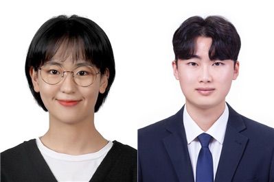 [서울=뉴시스] 숭실대 기계공학부 김연수(왼쪽) 박사과정, 안학서 석사과정. (사진=숭실대 제공) 2026.01.08. photo@newsis.com *재판매 및 DB 금지