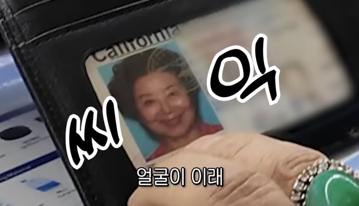 [뉴시스] 배우 선우용여(80)가 미국 영주권을 보유하고 있다는 사실이 재조명됐다. 사진은 선우용여의 국제운전면허증. (사진=선우용여 유튜브 채널 캡처) *재판매 및 DB 금지