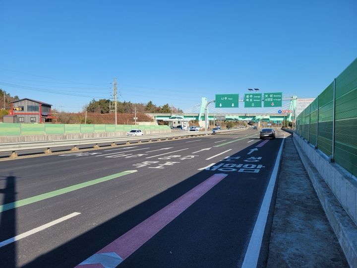 [무안=뉴시스]무안 남악IC 진입도로. (사진=무안군 제공) 2026.01.08. photo@newsis.com *재판매 및 DB 금지