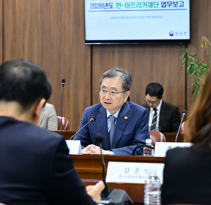 조현 "젊은 인구 가장 많은 아프리카 소홀히 해선 안 돼"