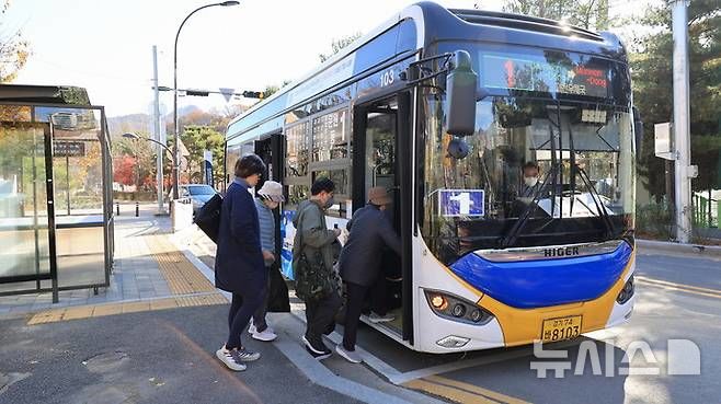 [과천=뉴시스] 과천시 마을버스 운행 현장. (사진=블로그 캡처). 2026.01.08. photo@newsis.com