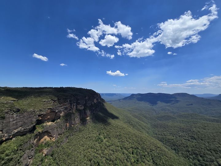 [호주 시드니=박현주 미술전문기자] 1월 한 여름의 블루마운틴 전경. 2026.01.08. hyun@newsis.com *재판매 및 DB 금지
