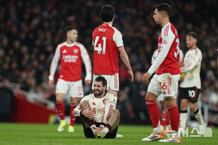 [런던=AP/뉴시스] 잉글랜드 프로축구 프리미어리그(EPL) 아스널의 데클란 라이스. 2026.01.08.