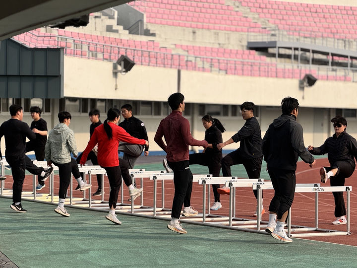 지난해 익산에서 열린 육상 국가대표 후보 청소년·꿈나무 전지훈련(사진=익산시 제공) *재판매 및 DB 금지