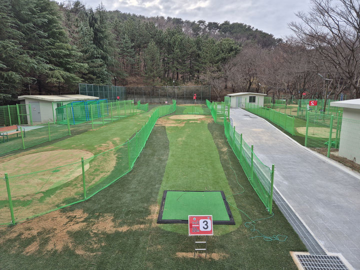 [부산=뉴시스] 부산 해운대구 반송파크골프장. (사진=해운대구 제공) 2026.01.09. photo@newsis.com *재판매 및 DB 금지