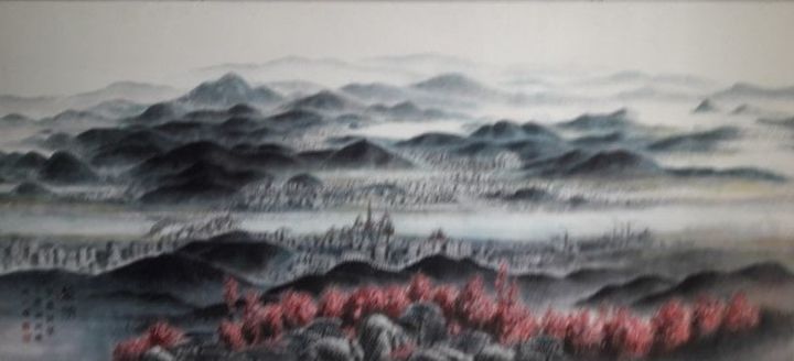 [통영=뉴시스] 신정철 기자= 경남 통영시 출신의 이상태, 안인권, 故 정종근 화백의 미술품 9점이 9일 통영시에 기증됐다.사진은 안인권 작가의 '한산대첩지' 작품 모습.(사진=통영시 제공).2026.01.09. photo@newsis.com *재판매 및 DB 금지