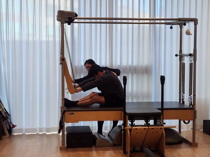 [서울=뉴시스] 이디다 대표가 필라테스 수업 중인 모습. 2026. 1. 10.&nbsp; *재판매 및 DB 금지