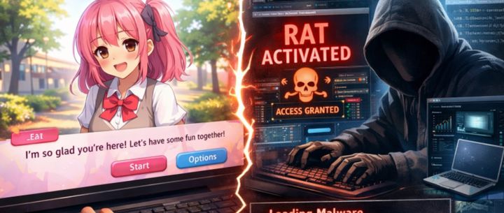 [서울=뉴시스] 안랩 시큐리티 인텔리전스 센터(ASEC)는 국내 웹하드에서 성인용 게임 파일로 위장해 유포 중인 xRAT(QuasarRAT 계열) 악성코드를 최근 포착했다고 10일 밝혔다. (사진=안랩 시큐리티 인텔리전스 센터(ASEC) 제공) 2026.01.10. photo@newsis.com *재판매 및 DB 금지