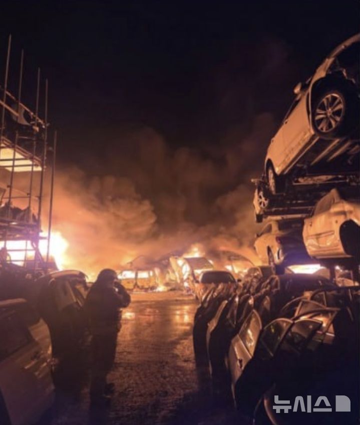 [포천=뉴시스] 화재 현장.(사진=경기도북부소방재난본부 제공) 2025.01.10 photo@newsis.com