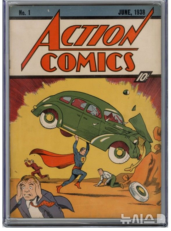 슈퍼맨 만화책 1938년 초판본 219억원에 팔려