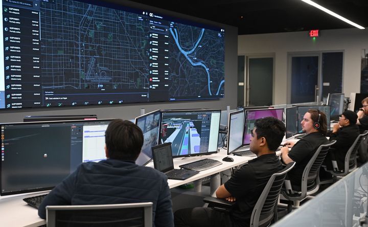 [라스베이거스=뉴시스] 8일(현지시간) 미국 라스베이거스 모셔널 테크니컬 센터에 관제센터 모습. (사진=현대차그룹) 2026.01.08 photo@newsis.com *재판매 및 DB 금지&nbsp; *재판매 및 DB 금지