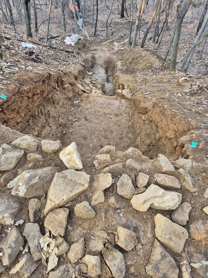 [아산=뉴시스] 아산 승계산성 북성벽 모습. (사진=아산시 제공) 2026.01.12 photo@newsis.com *재판매 및 DB 금지