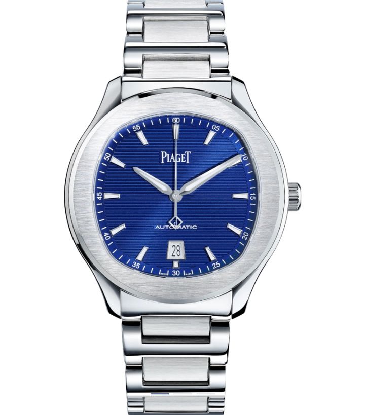 [서울=뉴시스] 리치몬트(Richemont)그룹 산하 시계 브랜드 피아제(PIAGET)의 폴로 데이트 시계 42㎜ 제품 이미지. (사진=피아제 누리집 갈무리) 2026.01.12. photo@newsis.com