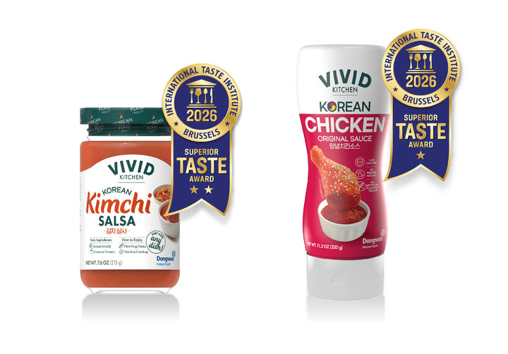 [서울=뉴시스] 동원홈푸드의 '비비드키친 김치살사'가 '2026 국제식음료품평회'에서 국제 우수 미각상 '2스타'를 수상했다고 12일 밝혔다. (사진=동원홈푸드 제공) 2026.01.12. photo@newsis.com *재판매 및 DB 금지