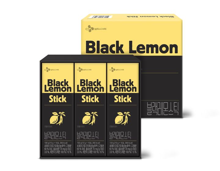 [서울=뉴시스] 건강기능식품 전문기업 CJ웰케어는 신제품 '블랙레몬스틱'을 출시했다고 12일 밝혔다. (사진=CJ웰케어 제공) 2026.01.12. photo@newsis.com *재판매 및 DB 금지