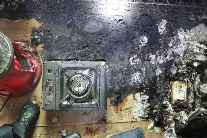 금산 아파트 방화 추정 불, 60대 거주자 공터서 숨진 채 발견