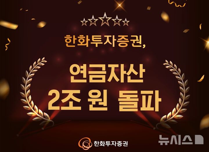 한화투자증권, 연금자산 2조원 돌파