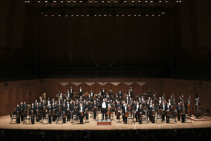 [서울=뉴시스] 지난 11일 서울 서초구 예술의전당 콘서트홀에서 열린 '국립심포니오케스트라 제8대 음악감독 취임연주회-차갑고도 뜨거운' 공연 모습. (사진=국립심포니오케스트라 제공) 2026.01.12. photo@newsis.com *재판매 및 DB 금지