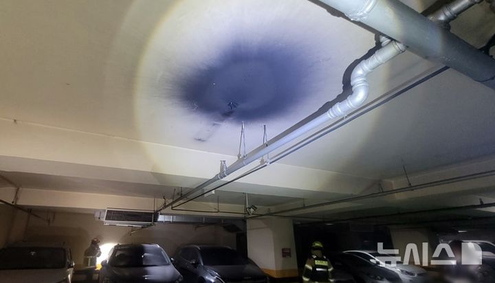 제주 아파트 주차장 화재, 쿠팡 새벽 배송기사가 불 껐다