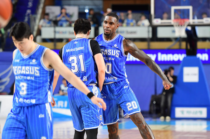 [서울=뉴시스] 프로농구 대구 한국가스공사의 라건아. (사진=KBL 제공)